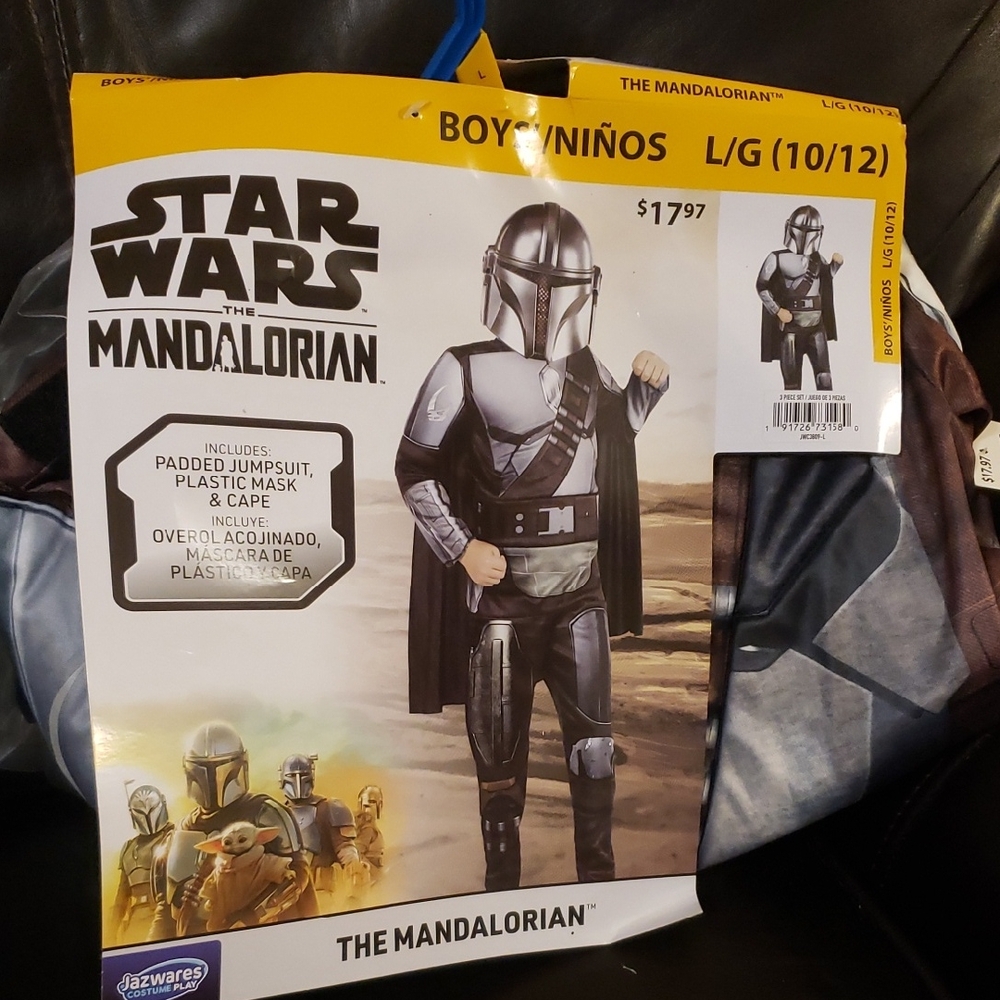 Star Wars The Mandalorian Kids Costume - Black and Silver
